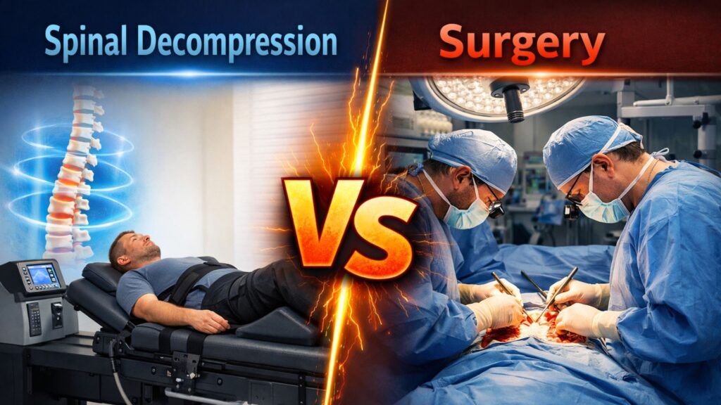 Spinal Decompression vs Surgery: Which Option Gets You Relief Faster?